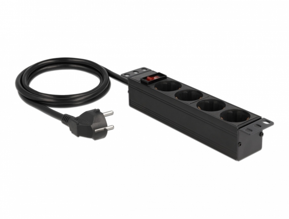 Imagine Prelungitor rackabil PDU 10"/1U 4 prize 1.5m, Delock 66817