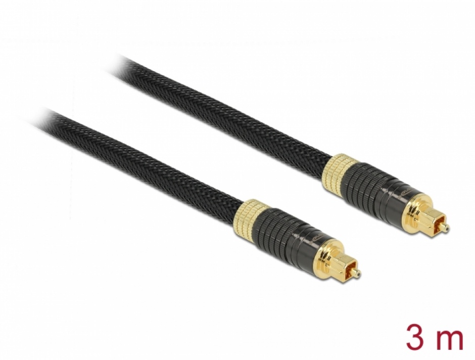 Imagine Cablu audio optic Toslink SPDIF Standard 3m, Delock 86594