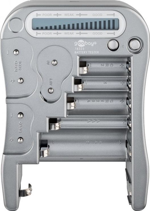 Imagine Tester LCD baterii cu afisaj, Goobay G78325