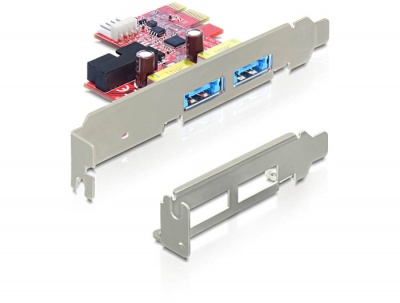 Imagine Placa PCI Express la 2 x USB 3.0 + eSATAp, Delock 89288