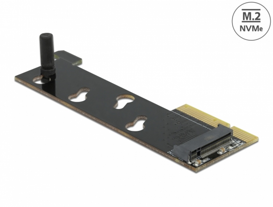 Imagine PCI Express la NVMe M.2 Key M (Server 1U) cu ventilator, Delock 90067