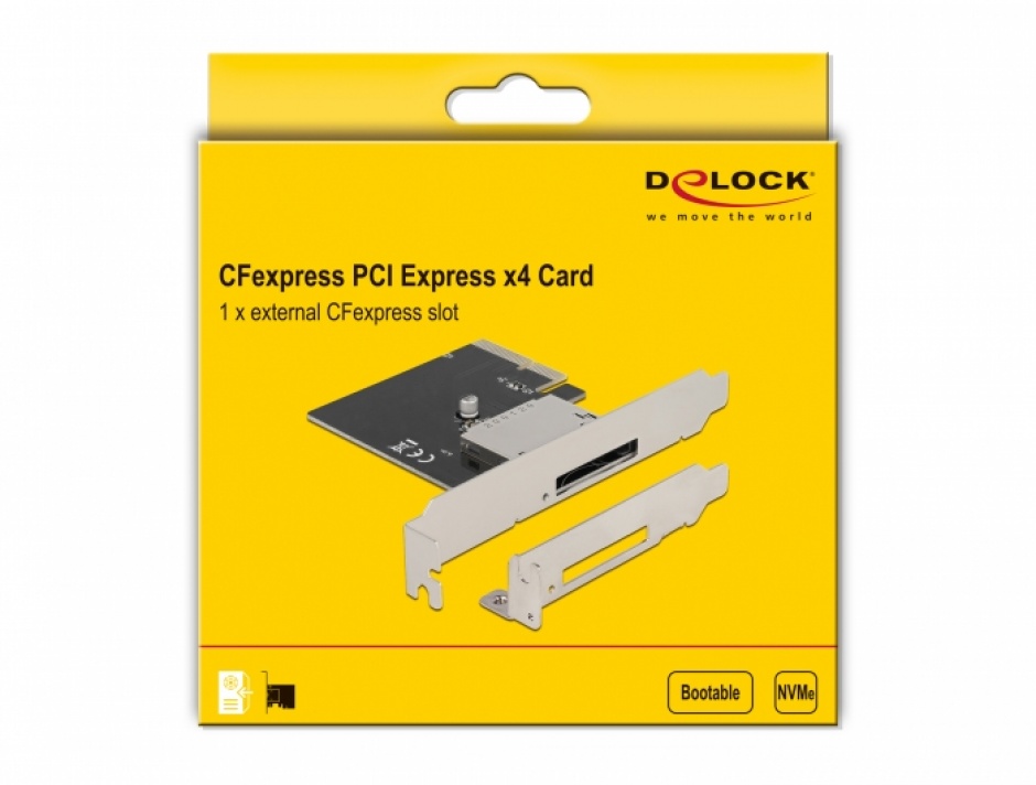 Imagine PCI Express cu 1 x CFexpress extern, Delock 91755