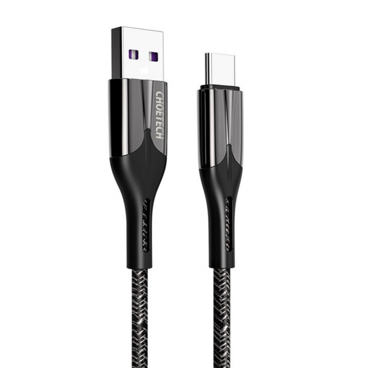 Imagine Cablu de date si incarcare USB-A la USB type C 25W/5A 1.2m, AC0013
