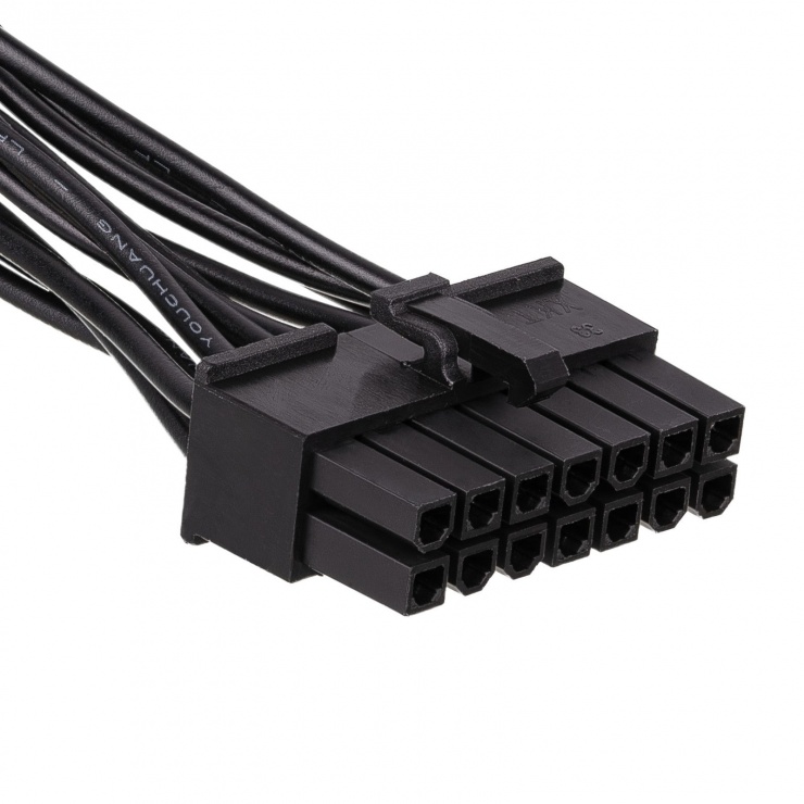 Imagine Cablu de alimentare ATX 24 pini la 14 pini Lenovo IdeaCentre M-T 10cm, AK-CA-77