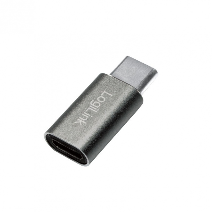 Imagine Adaptor micro USB 2.0 la USB type C M-T, Logilink AU0041