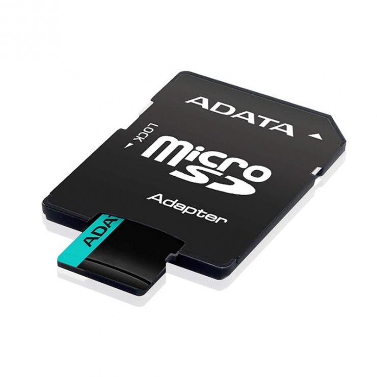 Imagine Card de memorie micro SDHC Premier Pro 32Gb clasa 10 UHS-I U3, ADATA AUSDH32GUI3V30SA2