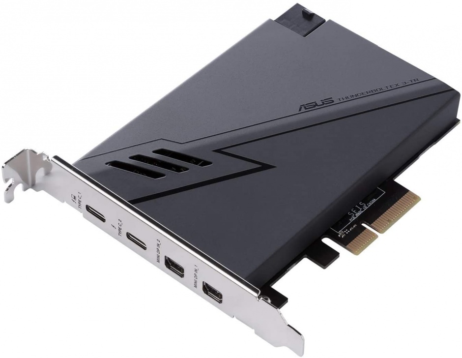 Imagine PCI Express cu 2 x USB type C/Thunderbolt 3 + 2 x Mini Displayport, ASUS