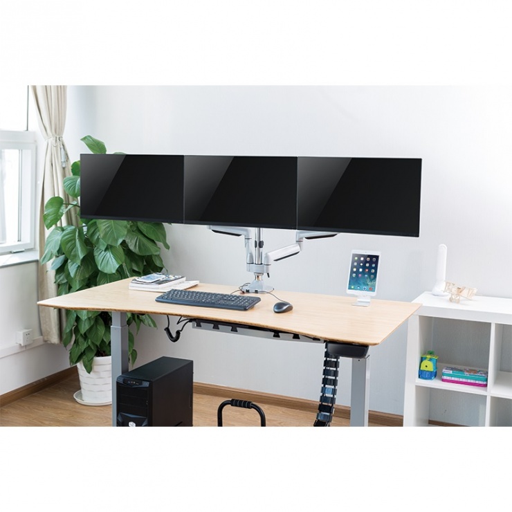 Imagine Suport masa pentru 3 monitoare 13"-32", Logilink BP0052