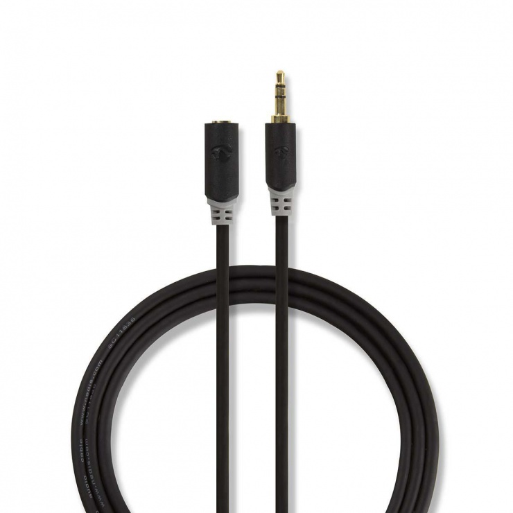 Imagine Cablu prelungitor jack stereo 3.5mm T-M 10m, Nedis CABW22050AT100