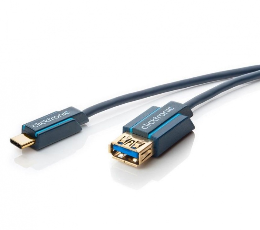 Imagine Cablu USB 3.2-A la USB type C T-M 1m, Clicktronic CLICK45128