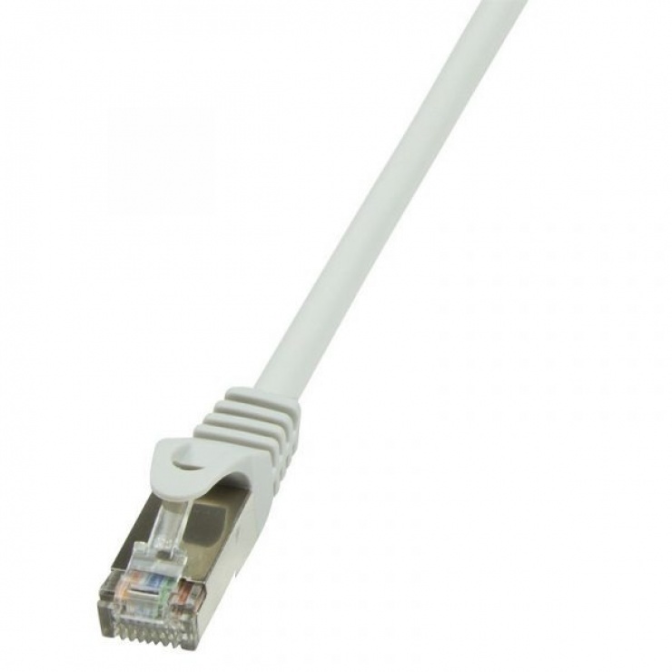 Imagine Cablu de retea RJ45 cat 6 FTP 20m Gri, Logilink CP2112S
