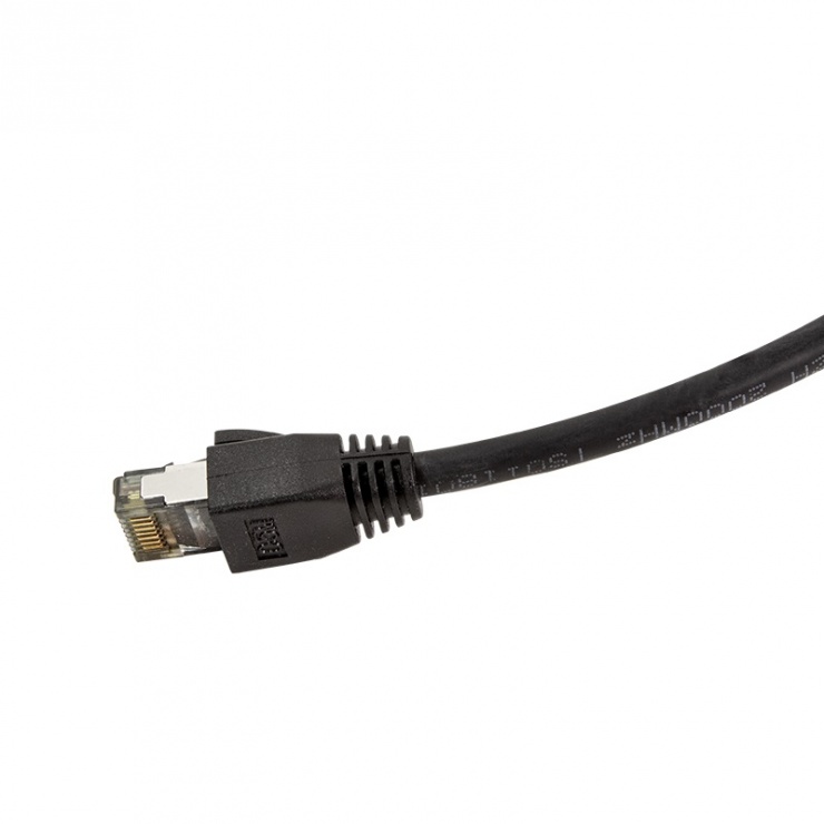 Imagine Cablu de retea RJ45 SFTP Cat.8.1 LSOH 30m Negru, Logilink CQ8093S