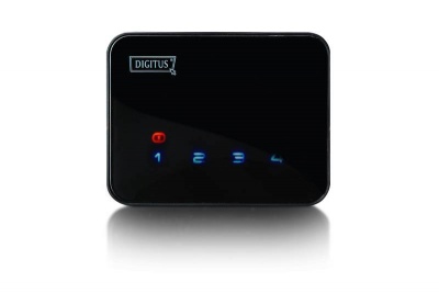 Imagine Hub Digitus 4 porturi USB 2.0 over IP, DN-13009-1
