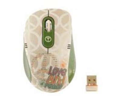 Imagine Mouse Wireless G-Cube So Happy Together: Peace, G7H-60P
