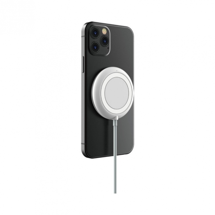 Imagine Incarcator wireless magnetic 3A 1m Alb, Devia