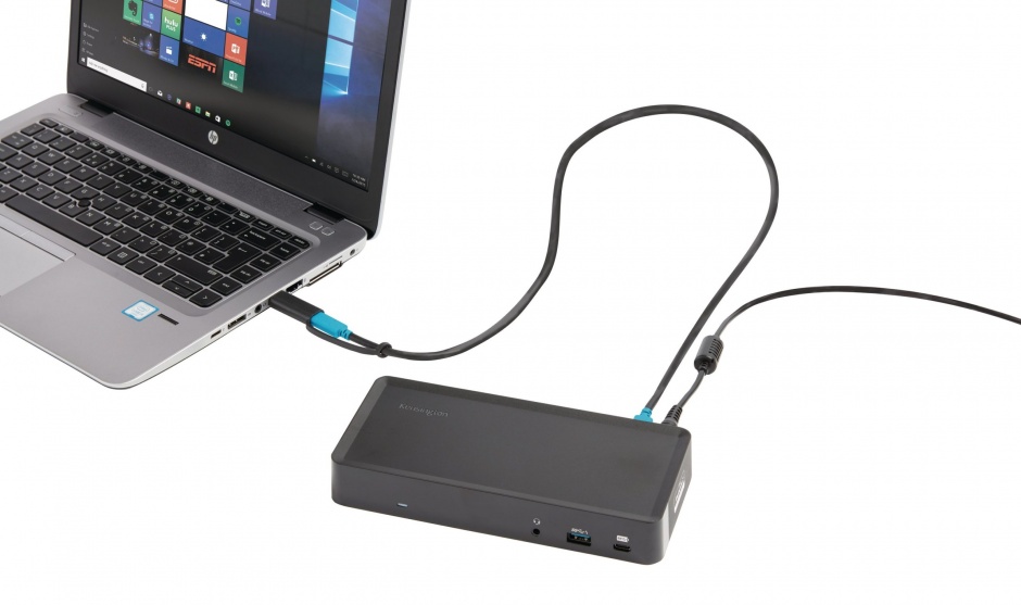 Imagine Docking station USB-C & USB 3.0 la HDMI/Displayport/Gigabit LAN/4 x USB 3.0, Kensington K38240EU