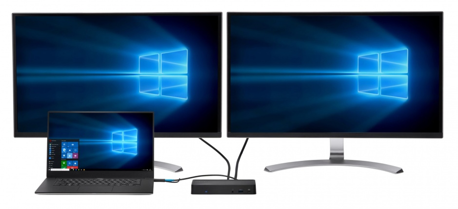 Imagine Docking station USB-C & USB 3.0 la HDMI/Displayport/Gigabit LAN/4 x USB 3.0, Kensington K38240EU