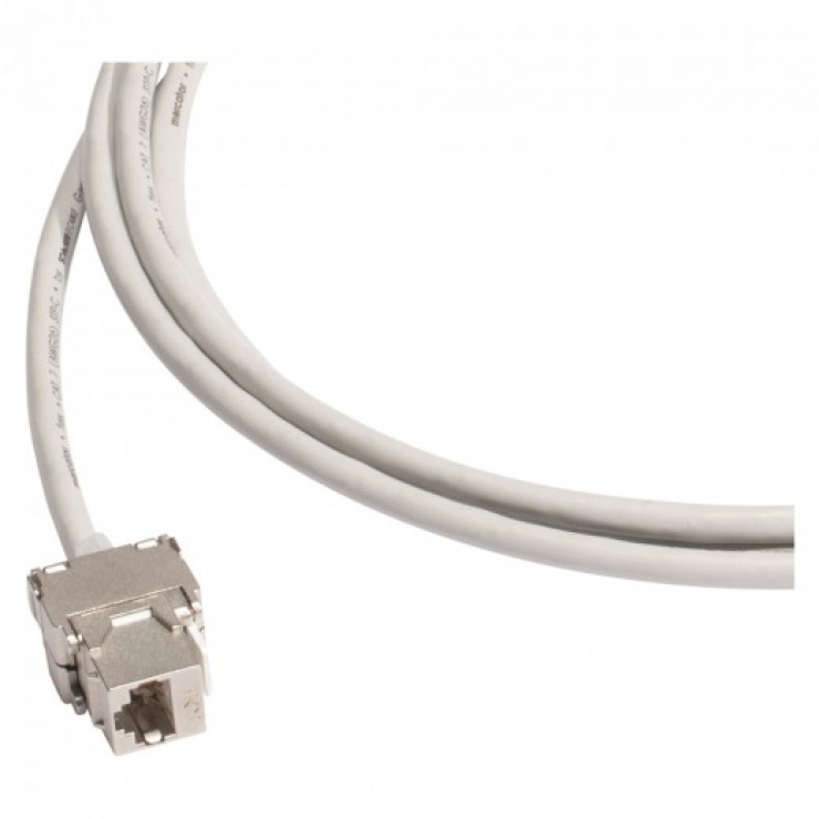 Imagine Cablu prelungitor Cat.6A SFTP cu cablu Cat.7 5m T-M Gri, K7F1-0500-GR
