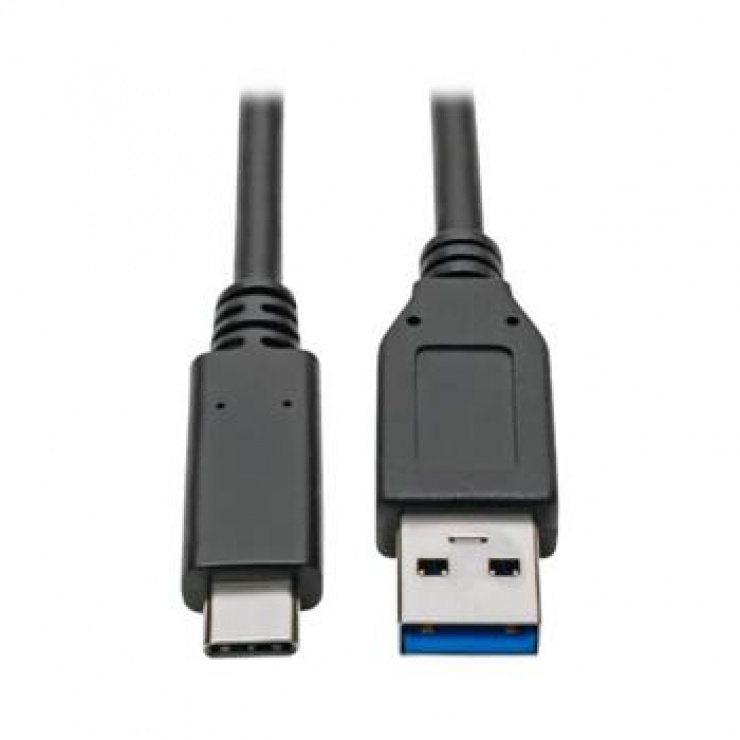 Imagine Cablu USB 3.2 Gen 2-C la USB-A T-T 2m Negru, ku31ck2bk