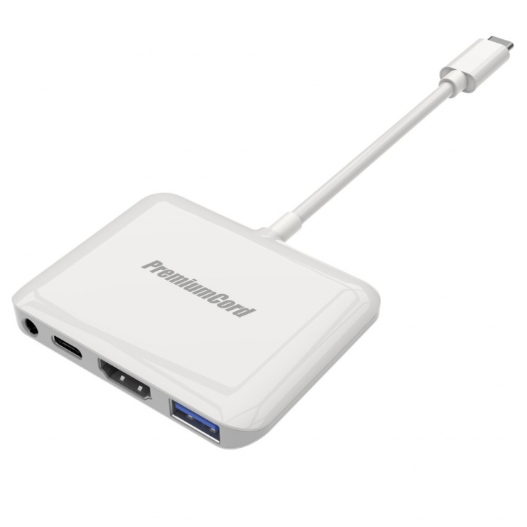 Imagine Docking station pentru iPad PRO USB-C la HDMI 4K@60Hz + USB 3.0 + Audio + PD, KU31HDMI10