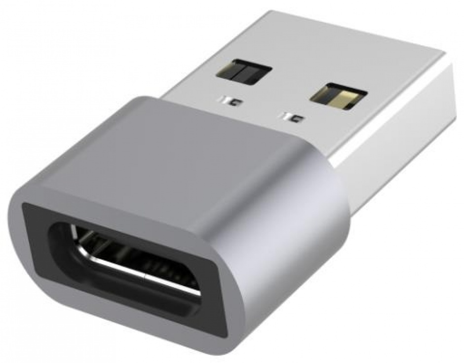 Imagine Adaptor USB 3.1 type C la USB-A M-T Aluminiu, kur31-24