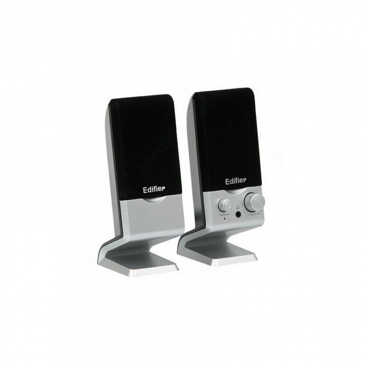 Imagine Boxe 2.0 2 x 0.6W USB Negru-Silver, Edifier M1250