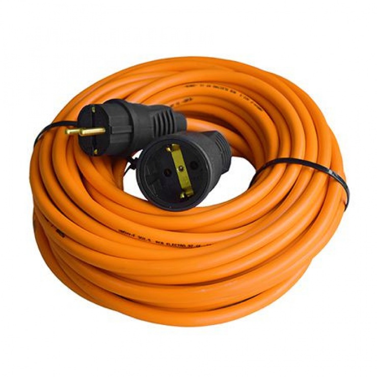 Imagine Cablu prelungitor Schuko T-M 15m Orange, PS15-1X15