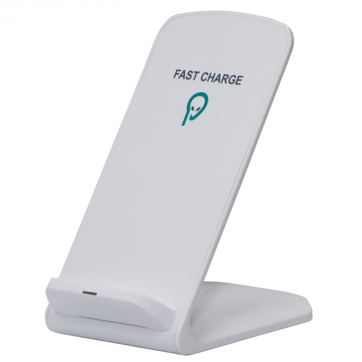 Imagine Stand si incarcator wireless Fast Charge 10W Qi, Spacer SPAR-WCHG-01