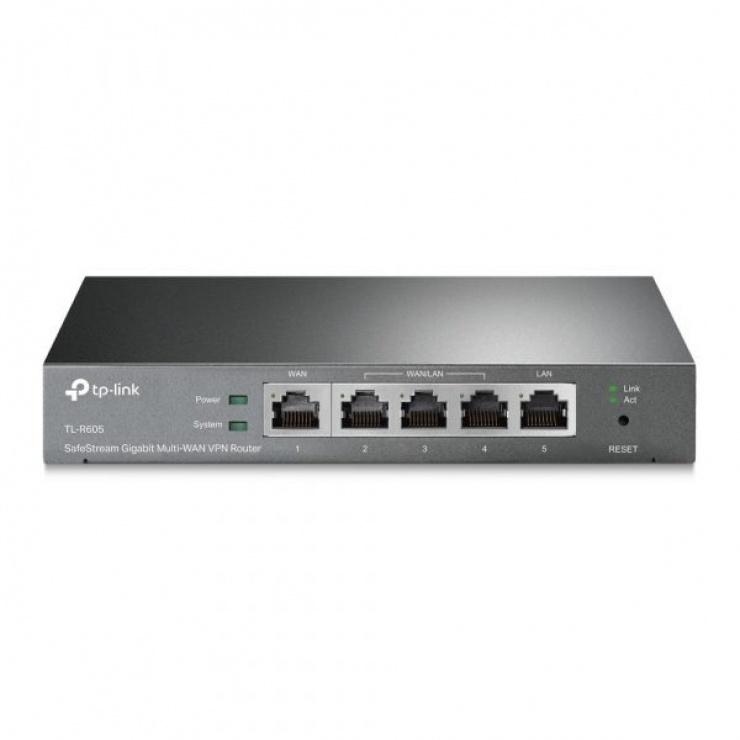 Imagine Router SafeStream Gigabit Multi-WAN VPN, TP-LINK TL-R605