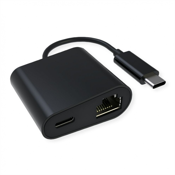 Imagine Adaptor USB 3.2 Gen 2 type C la Gigabit + PD 100W, Value 12.99.1118