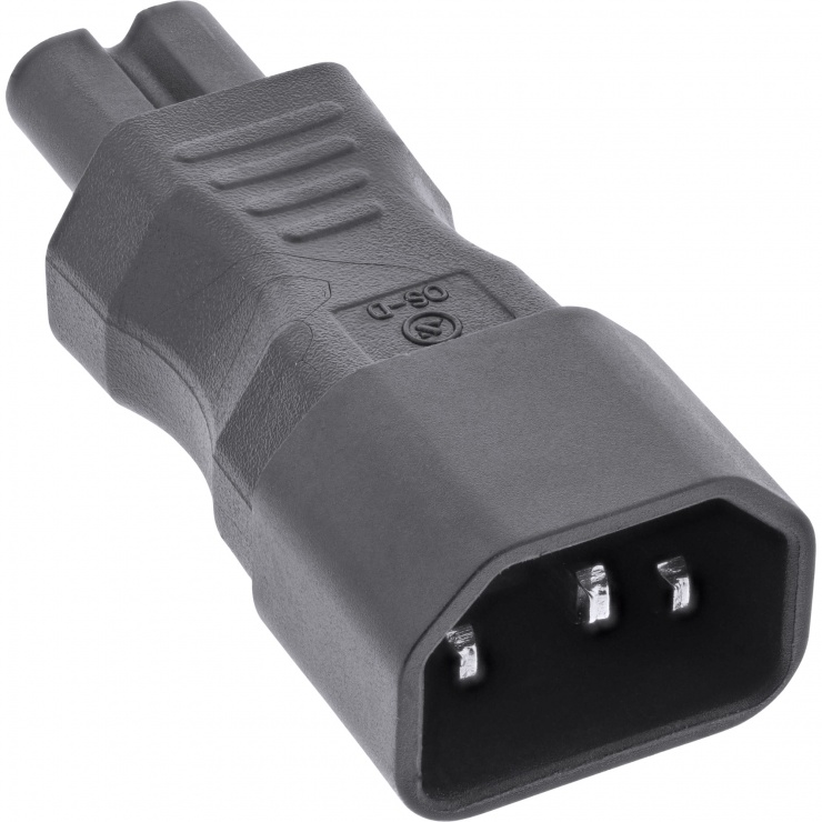 Imagine Adaptor de alimentare IEC 60320 C14 la C7, InLine 16723C