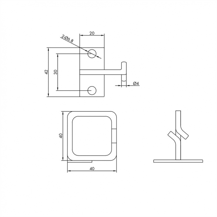 Imagine Organizator cabluri 40x40mm pentru cabinet 19", Roline 26.30.0012