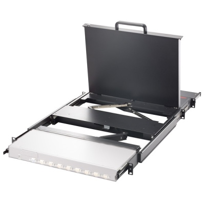 Imagine Consola KVM 19" 16 porturi, LCD 17 inch, USB si PS/2, Roline 26.50.0081