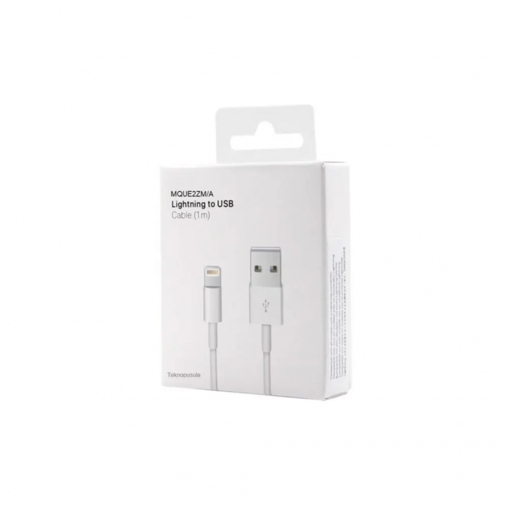 Imagine Cablu USB la Lightning Apple 1m Alb, MQUE2ZM/A