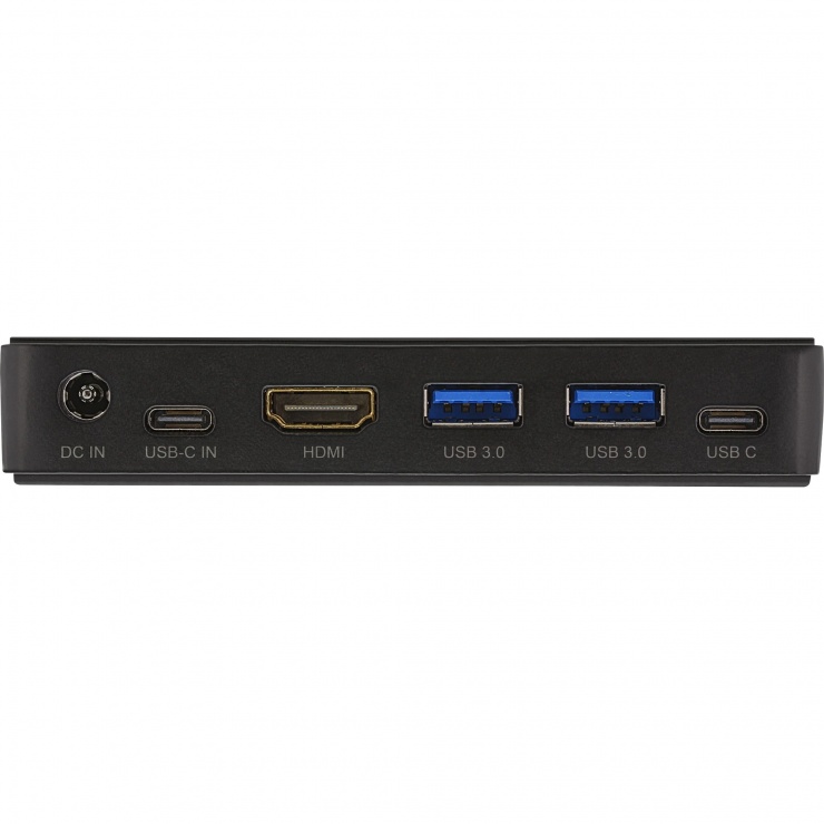 Imagine Docking Station USB type C la HDMI/2 x USB-A/1 x USB type C + alimentare DC,InLine IL33289