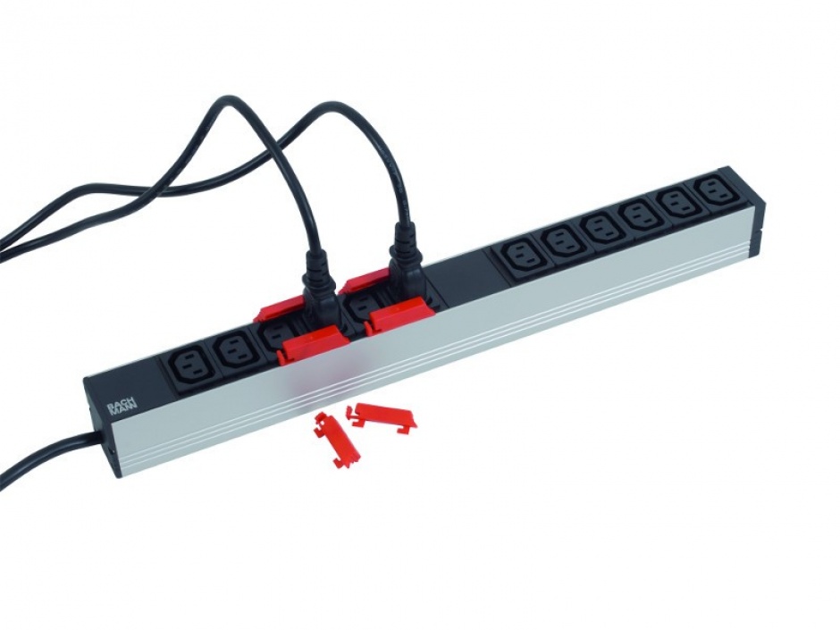 Imagine Prelungitor PDU 19" Schuko la 12 x IEC C13 16A 2m, Bachmann 333.616