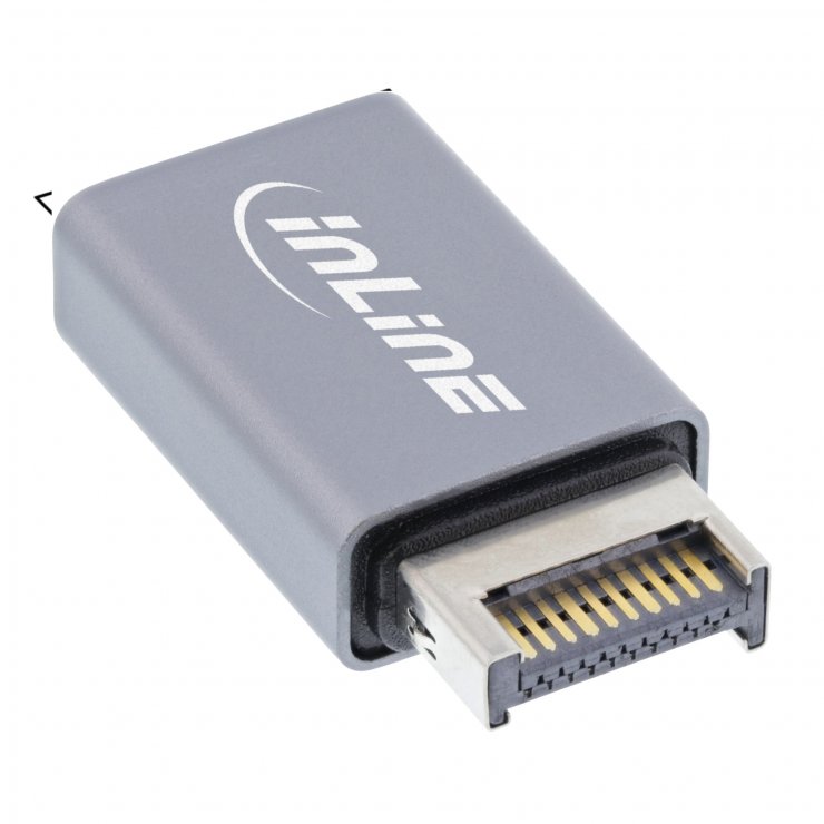 Imagine Adaptor pin header USB 3.2 la USB-A T-M, InLine IL33446O