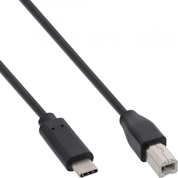 Imagine Cablu USB 2.0 type C la USB-B T-T 1m, InLine IL35761