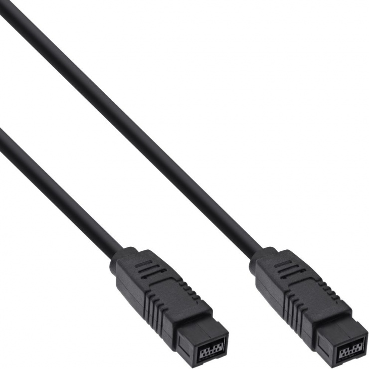 Imagine Cablu Firewire 9 pini la 9 pini 5m, InLine 39905