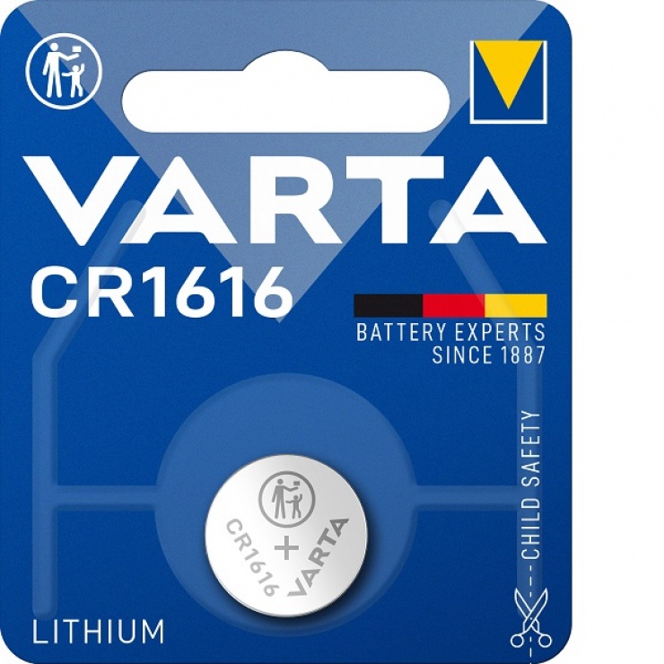 Imagine Baterie CR1616 Lithium, Varta