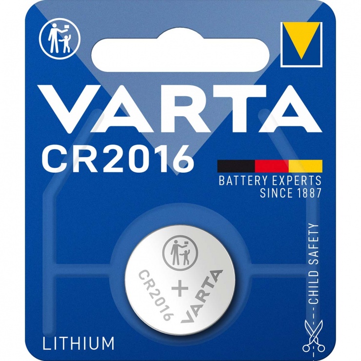 Imagine Baterie CR2016 Lithium, Varta