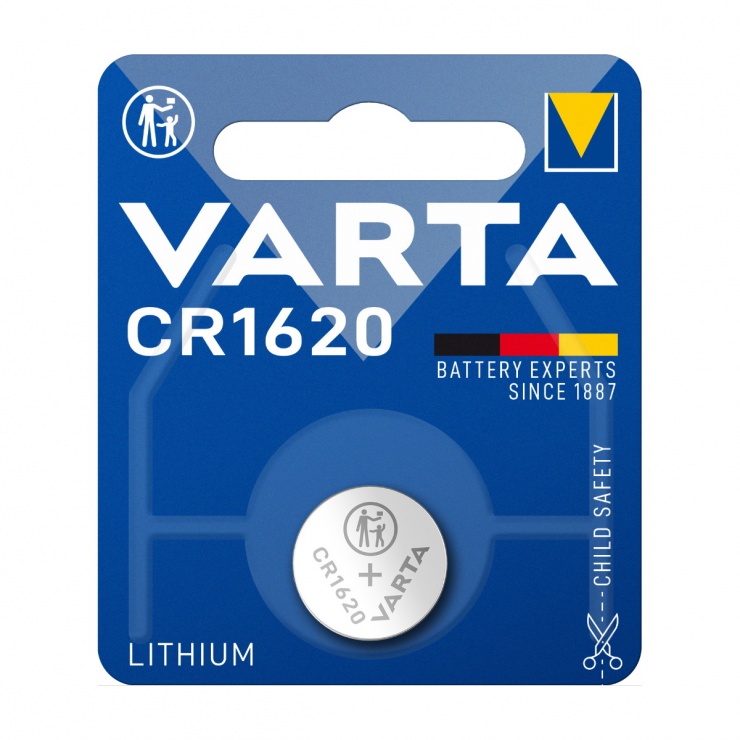 Imagine Baterie CR1620 Lithium, Varta