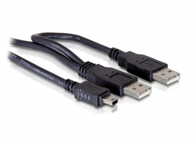 Imagine Rack HDD Extern 2.5" USB 2.0 la SATA, Delock 42470