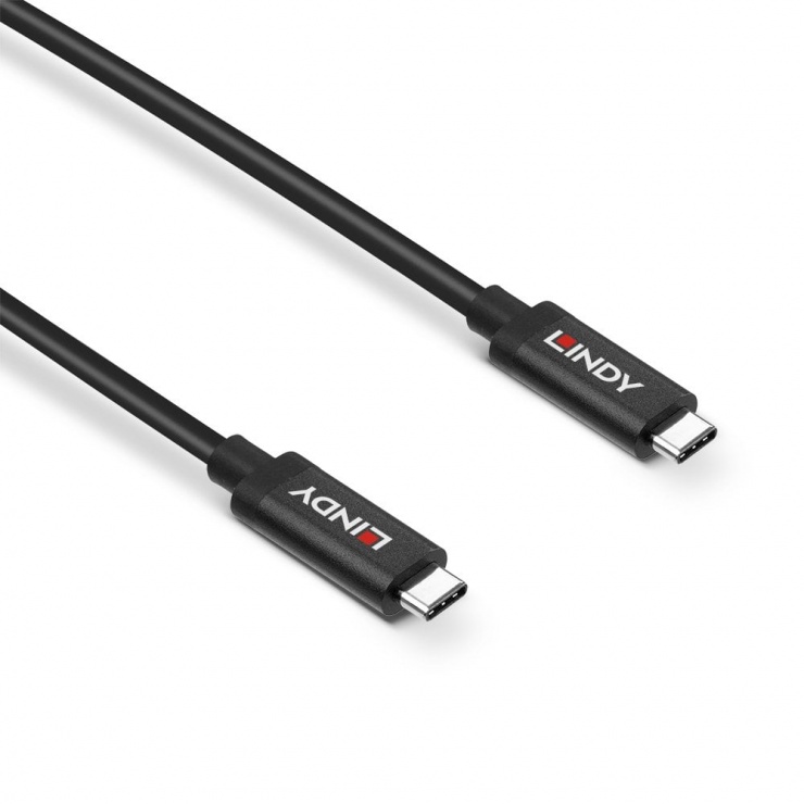 Imagine Cablu activ USB 3.1 Gen2 8K60Hz/4K120Hz 60W T-T 3m Negru, Lindy L43348