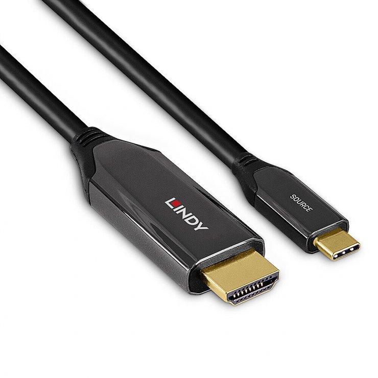 Imagine Cablu USB Type C la HDMI 8K60Hz/4K120Hz T-T 1m, Lindy L43367