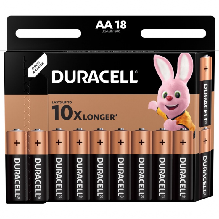 Imagine Set 18 buc baterie alcalina AA/LR6, Duracell