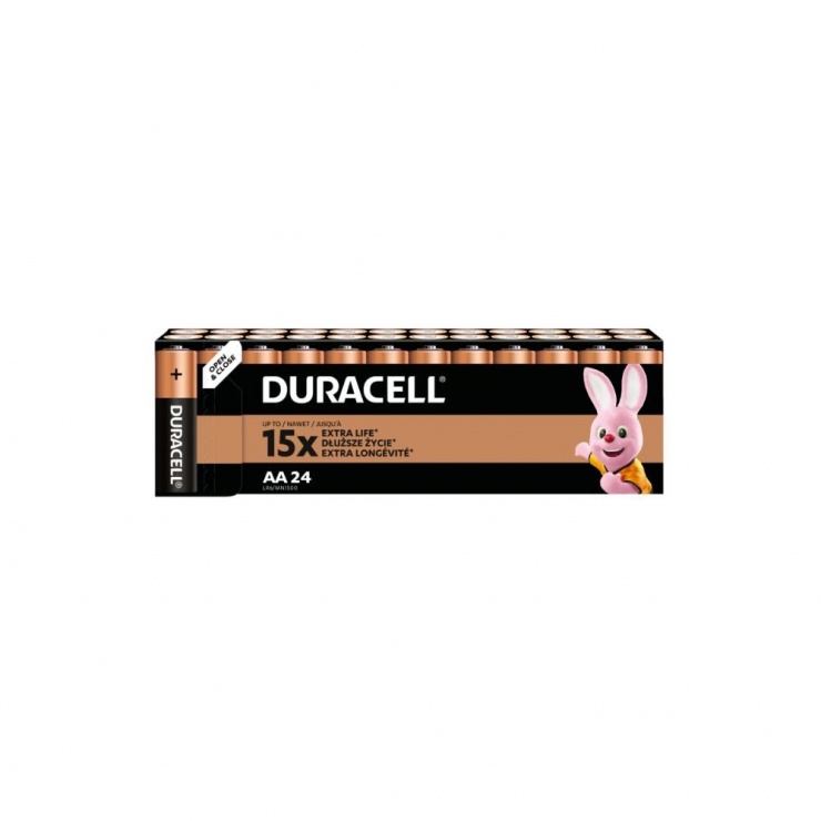 Imagine Set 24 buc baterie alcalina AA/LR6, Duracell