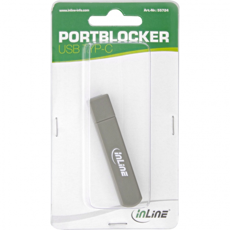 Imagine Set 6 port blocker + cheie USB type C, InLine IL55724