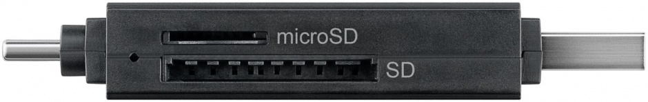 Imagine Cititor de carduri USB 3.1 type C + A la MicroSD/SD, Goobay G58261