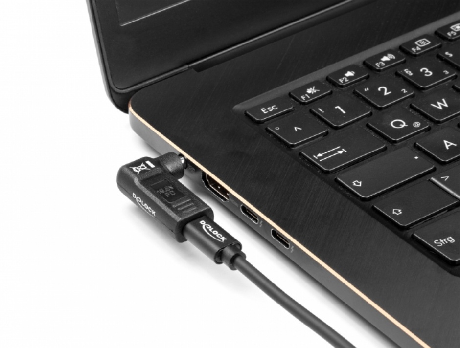 Imagine Adaptor de alimentare laptop USB type C la HP 4.8 x 1.7 mm M-T 18.5V/3A, Delock 60006